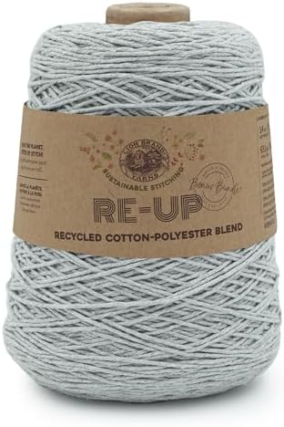 Lion Brand Yarn Re-Up Yarn Bonus Bundle, Silver Lining